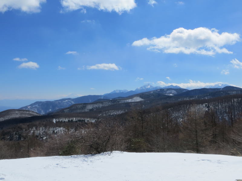 入笠山頂上