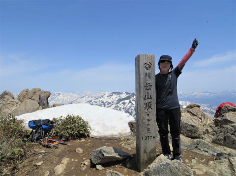 谷川岳山頂