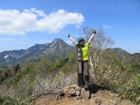 戸隠山山頂