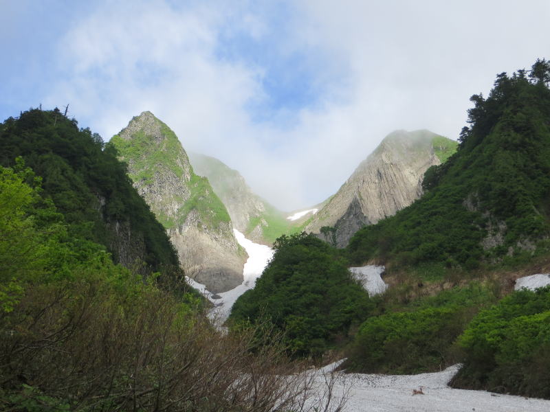 荒菅沢と布団菱