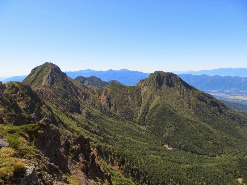 中岳、阿弥陀岳