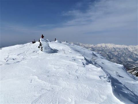 武尊山山頂上