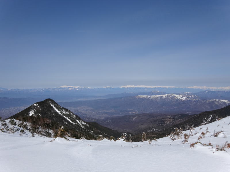 赤岩の頭2656mにて