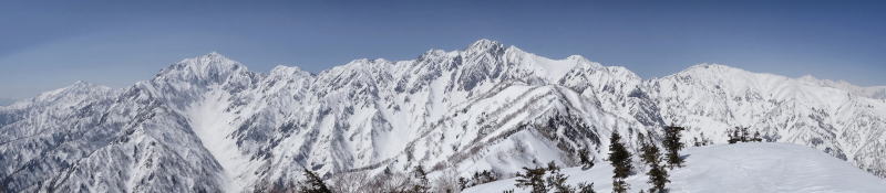 爺ヶ岳～鹿島槍～五龍岳～唐松岳