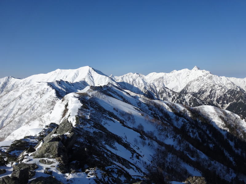 大天井岳～槍ヶ岳