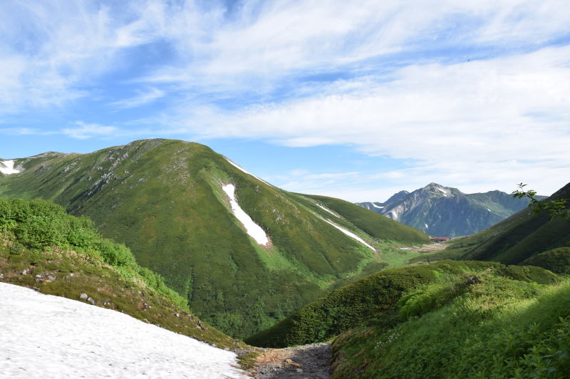 双六岳と双六小屋