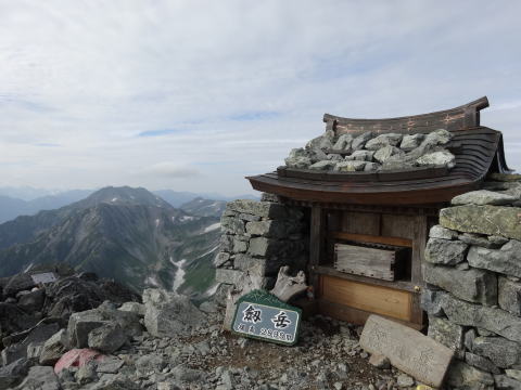 剱岳頂上