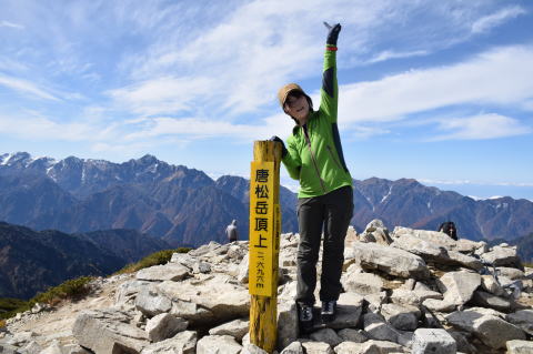 唐松岳頂上