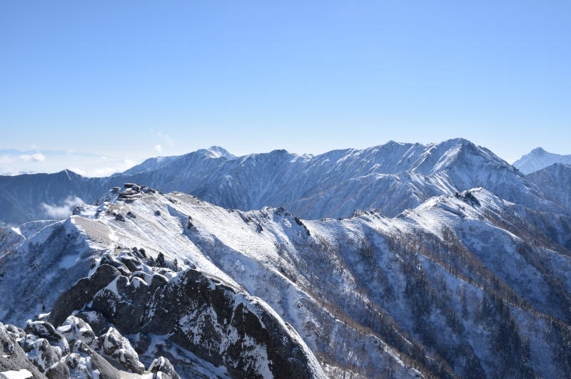 燕岳から大天井岳