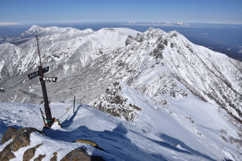 横岳、硫黄岳、天狗岳、蓼科山