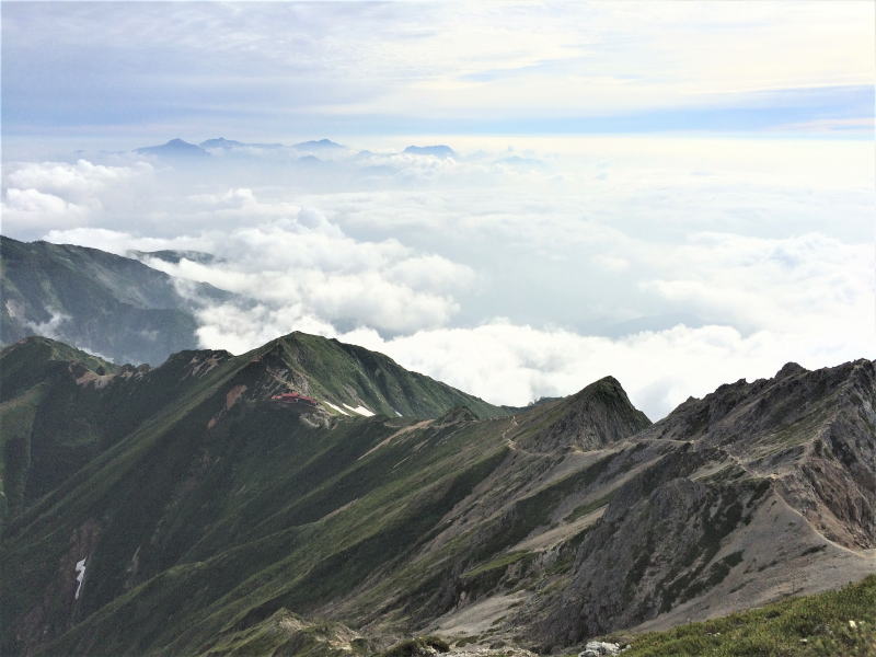 五竜山荘と白岳