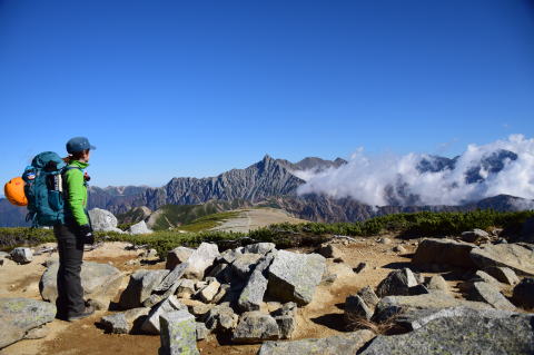 双六岳山頂