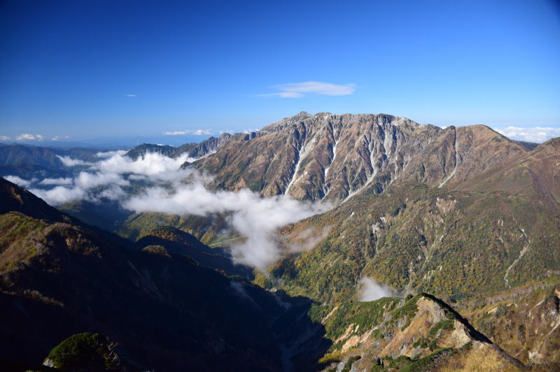 笠ヶ岳～抜戸岳～弓折岳