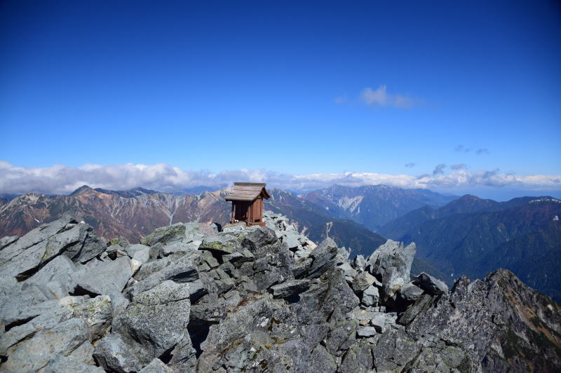 槍ヶ岳山頂