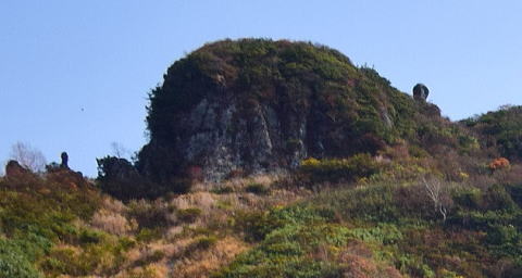 地蔵岳・護摩段岩