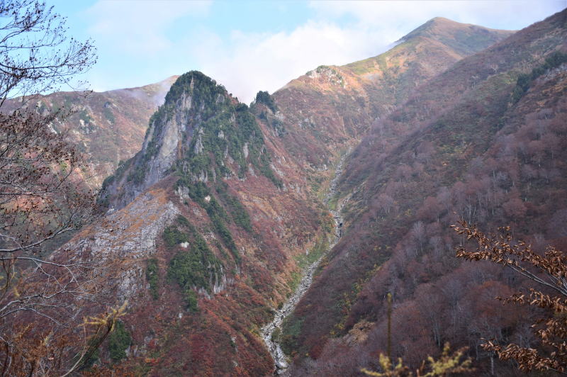 ヌクビ沢と天狗岩