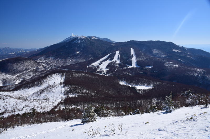 地蔵峠と湯の丸スキー場