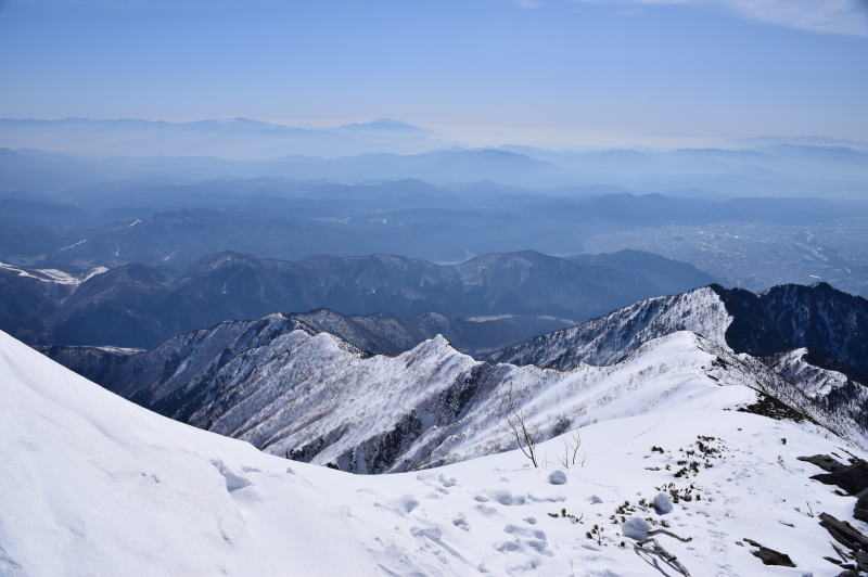 爺ヶ岳東尾根（P3～P2～P1）