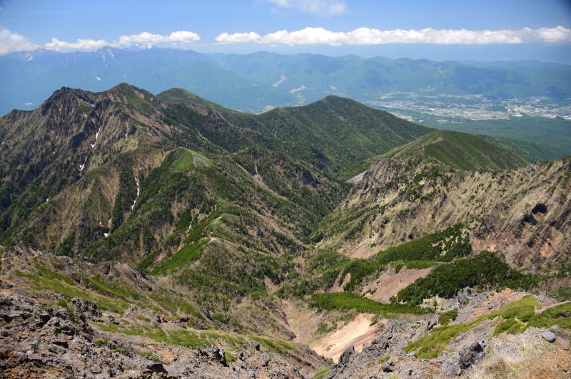 権現岳～編笠山～西岳