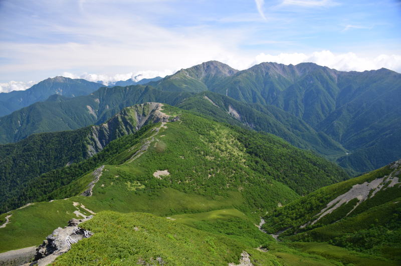 仙丈ヶ岳～間ノ岳～農鳥岳