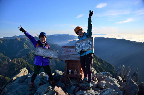 槍ヶ岳山頂