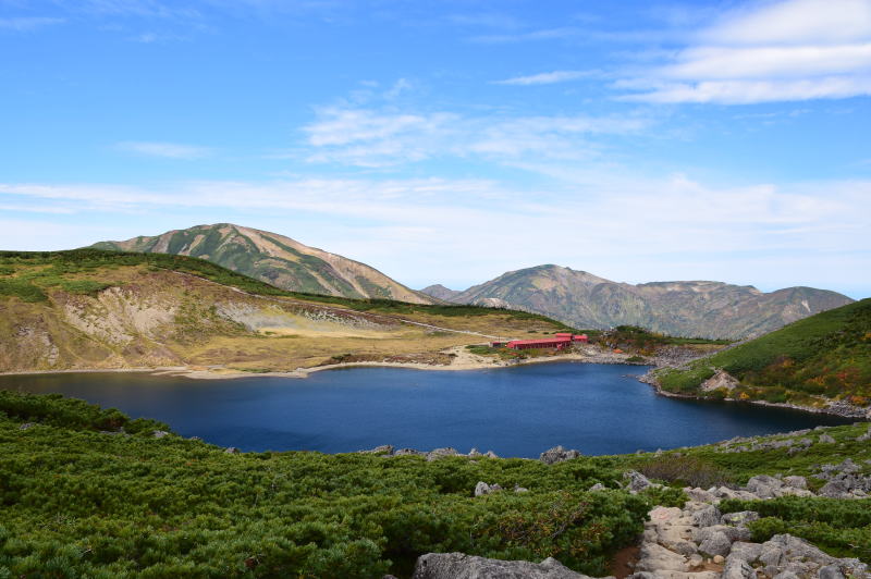 白馬大池と白馬大池山荘