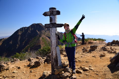 阿弥陀岳山頂