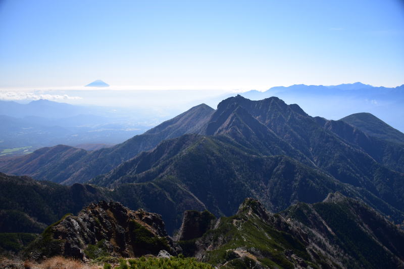 富士山～権現岳～甲斐駒ケ岳