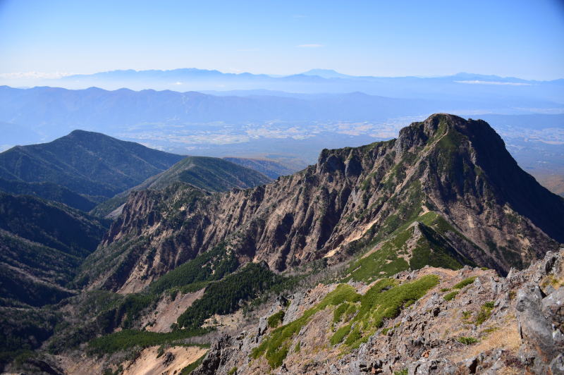 西岳～立場岳～阿弥陀岳