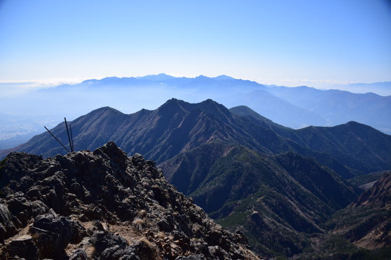 三ツ頭～権現岳～編笠山～西岳