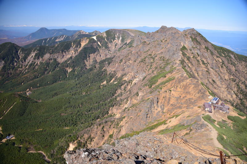 蓼科山～硫黄岳～横岳～赤岳天望荘