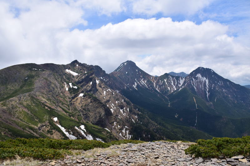 横岳～赤岳～中岳～阿弥陀岳